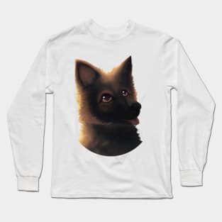 Old German sheperd pup Long Sleeve T-Shirt